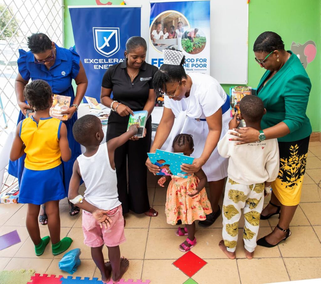 Excelerate Energy delivers toys, books to paediatric wards