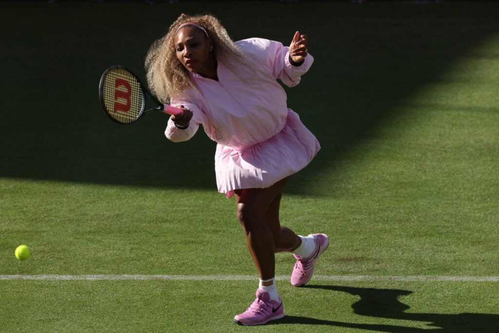 Serena Williams' bid to win the Queen's Club doubles title o