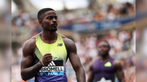 Bromell upsets Lyles to win 100m at Paris Diamond League