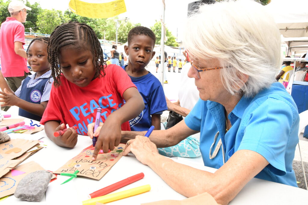 Children, parents, educators, community leaders and resident
