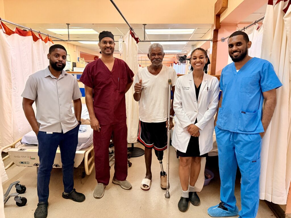 Senior citizen’s leg saved through complex bypass surgery at Mandeville Regional Hospital