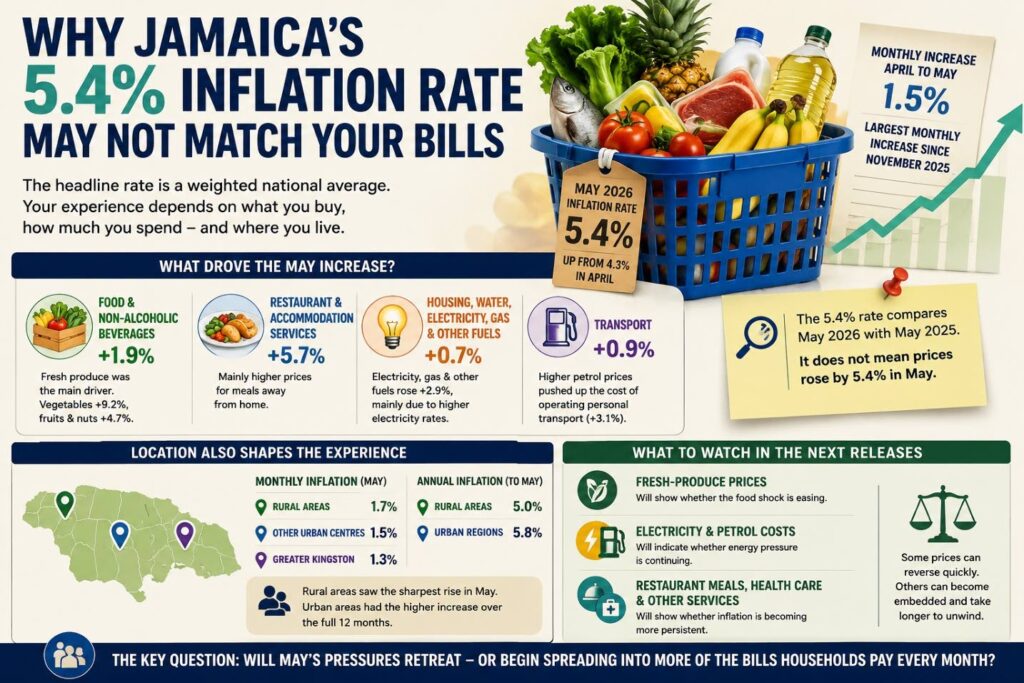 Why Jamaica’s 5.4% inflation rate may not match your bills