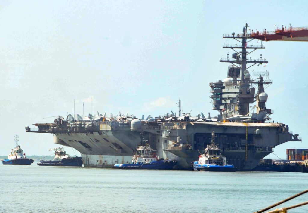 A visit aboard the USS Nimitz, one of the world's largest an