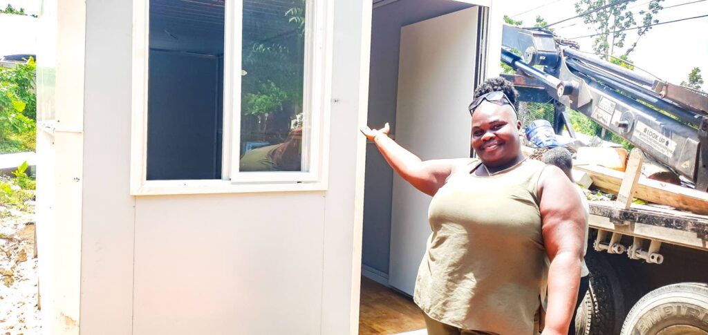 Container home brings relief to Hurricane Melissa victims