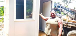 Container home brings relief to Hurricane Melissa victims