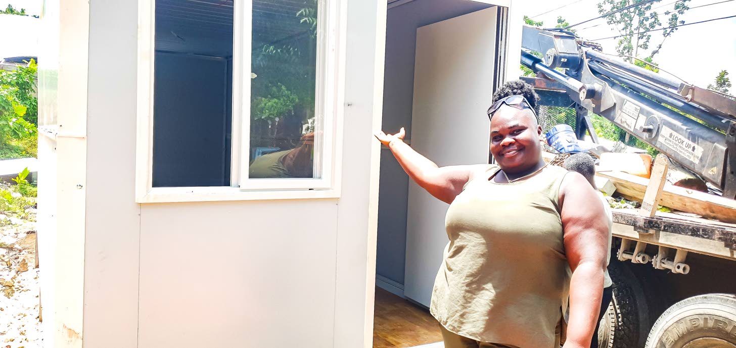 Container home brings relief to Hurricane Melissa victims