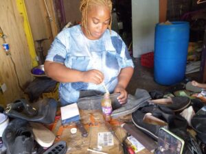 Sole survivor stitches dad’s legacy into every shoe