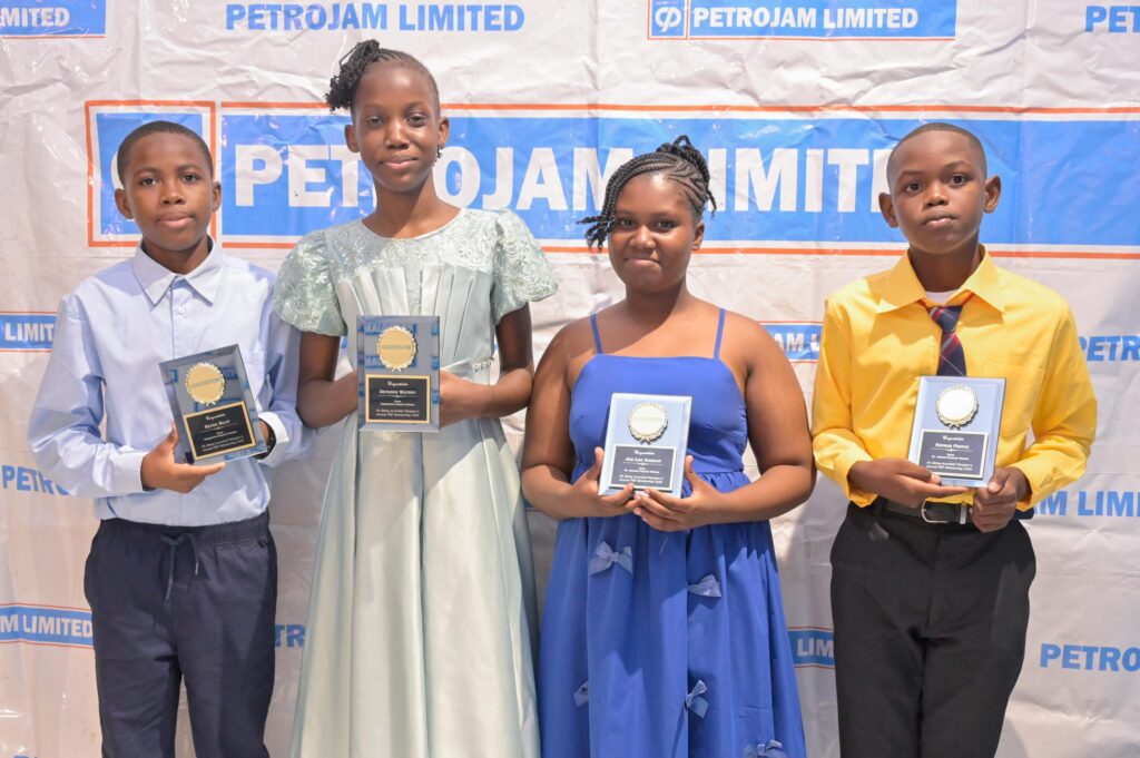Petrojam awards PEP scholarships to four top students