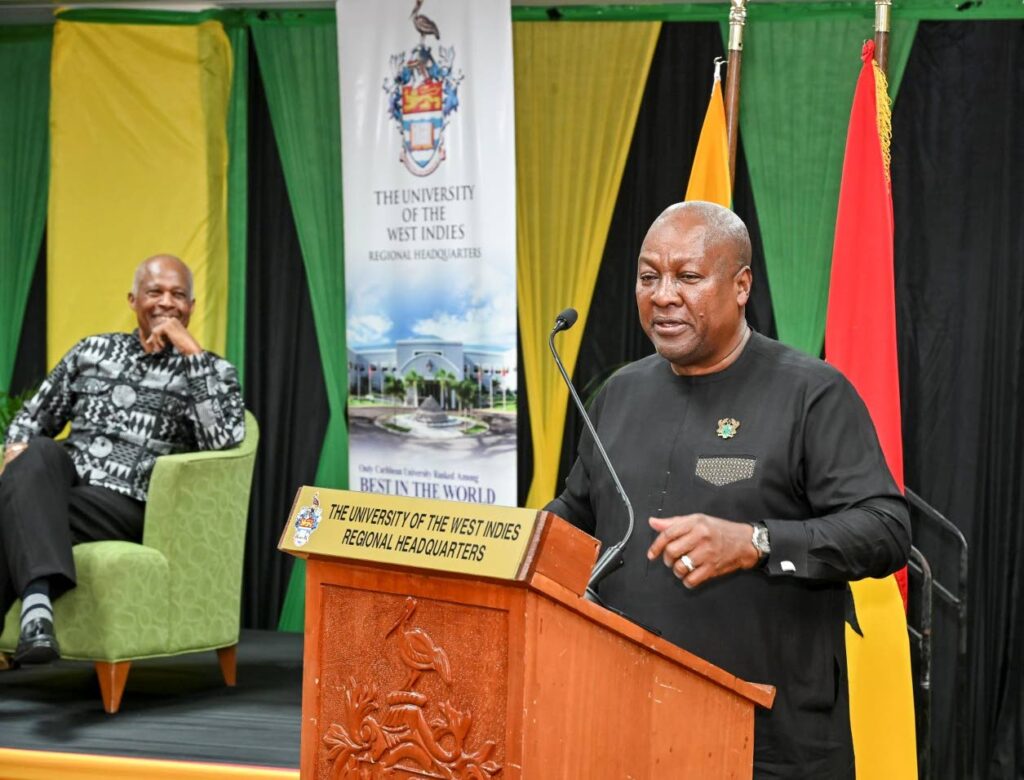 President Mahama lauds UWI for scholarship, advocacy, and institution-building