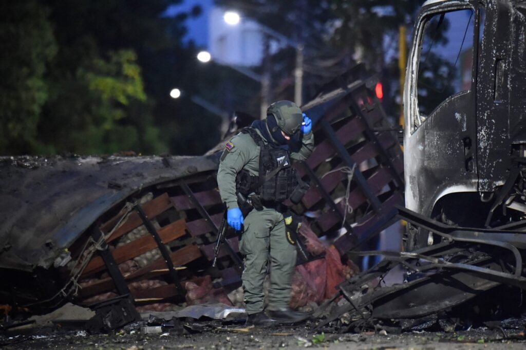 11 injured in Colombia bombing days before presidential inauguration