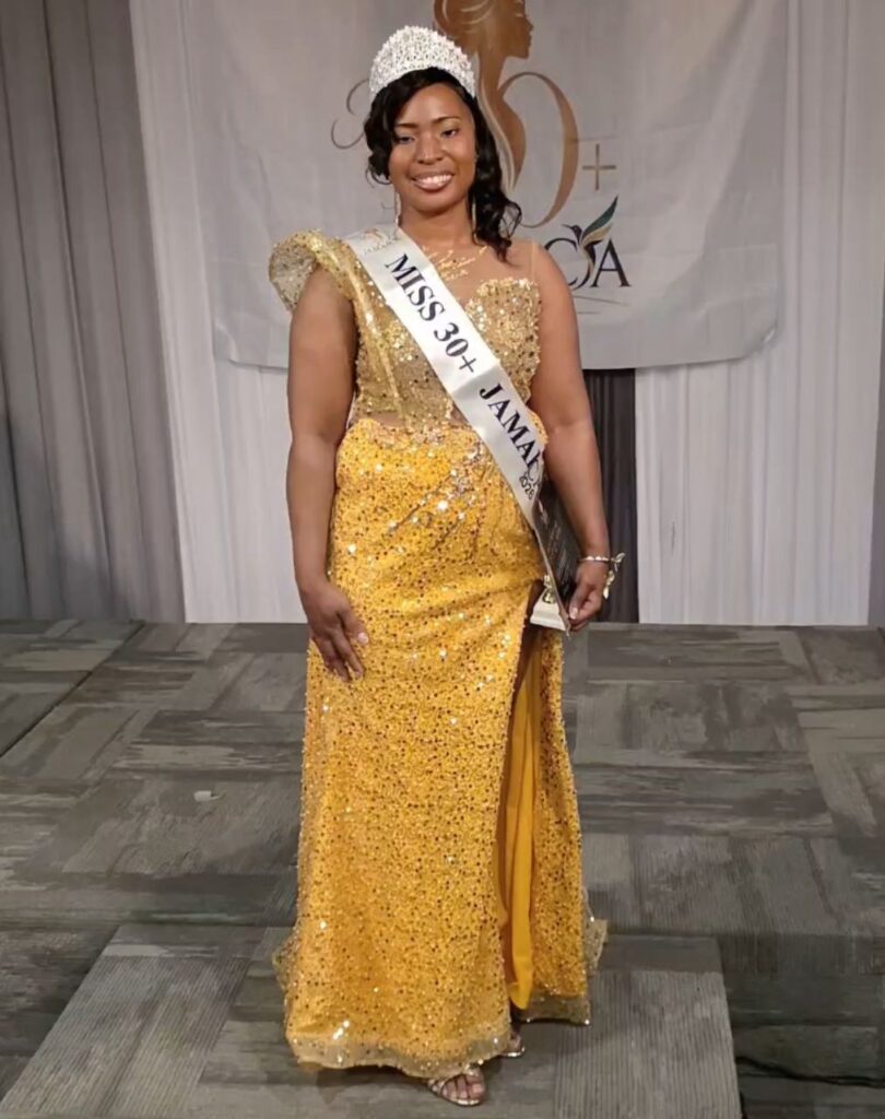 Police constable Sheneka Burke becomes Jamaica’s first Miss 30+ Jamaica