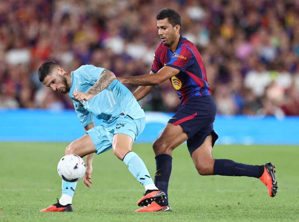 Rodri elated with Barca debut in win over Athletic Bilbao