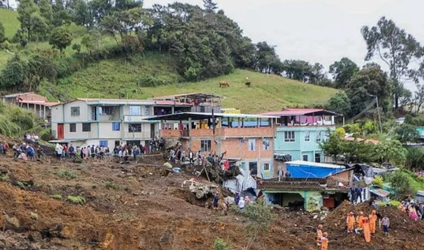 Thirteen dead in landslide at illegal Colombia mine