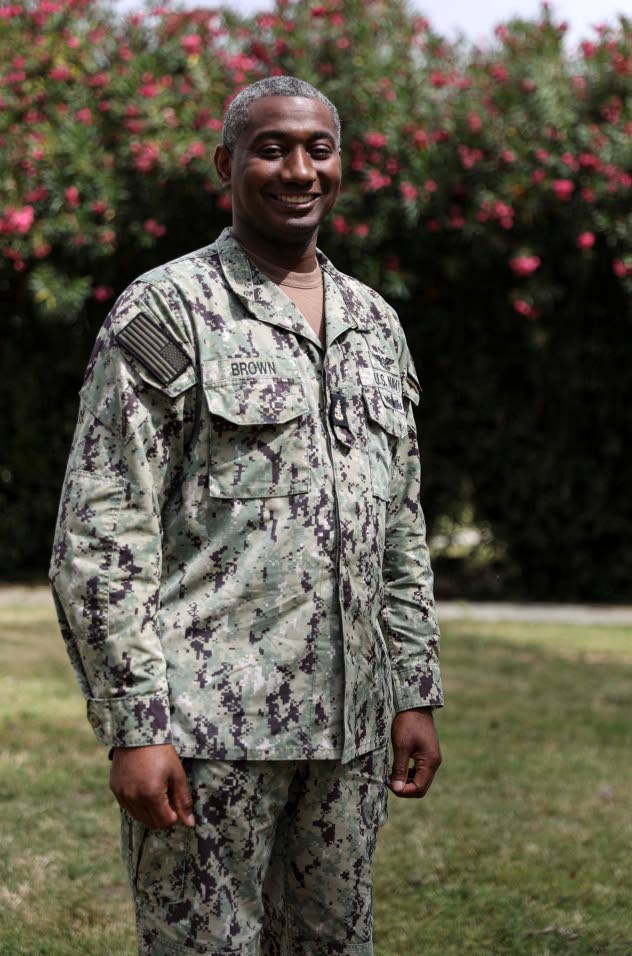 Port Antonio’s Amani Brown supports US Navy fighter jet mission