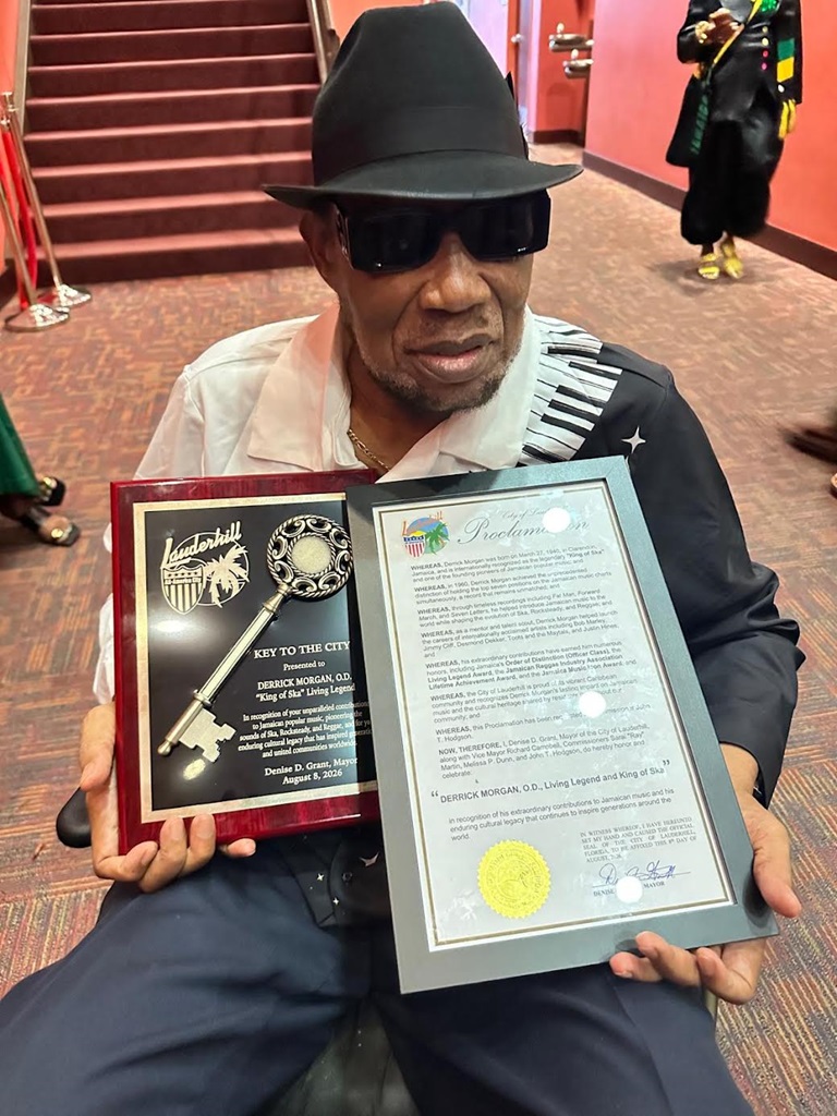Derrick Morgan gets Key to Lauderhill in Florida