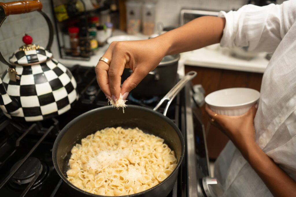 Creamy Butter Shell Pasta with Parmesan