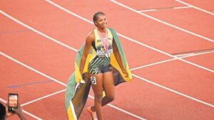 Douglas hard on self despite three-medal haul