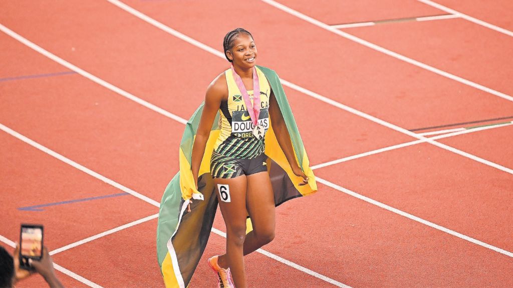 Douglas hard on self despite three-medal haul