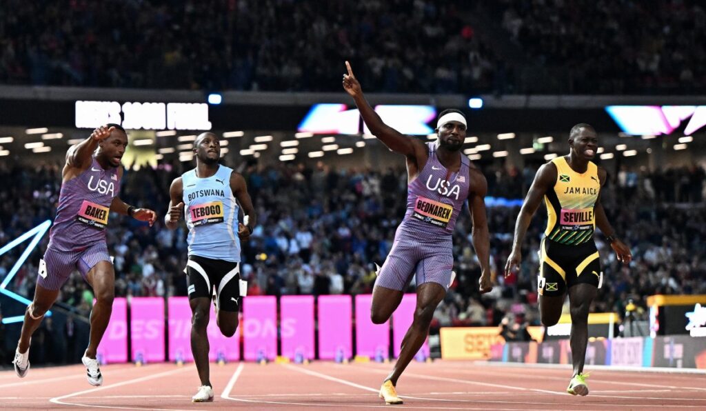 Seville beaten in Ultimate 100m final