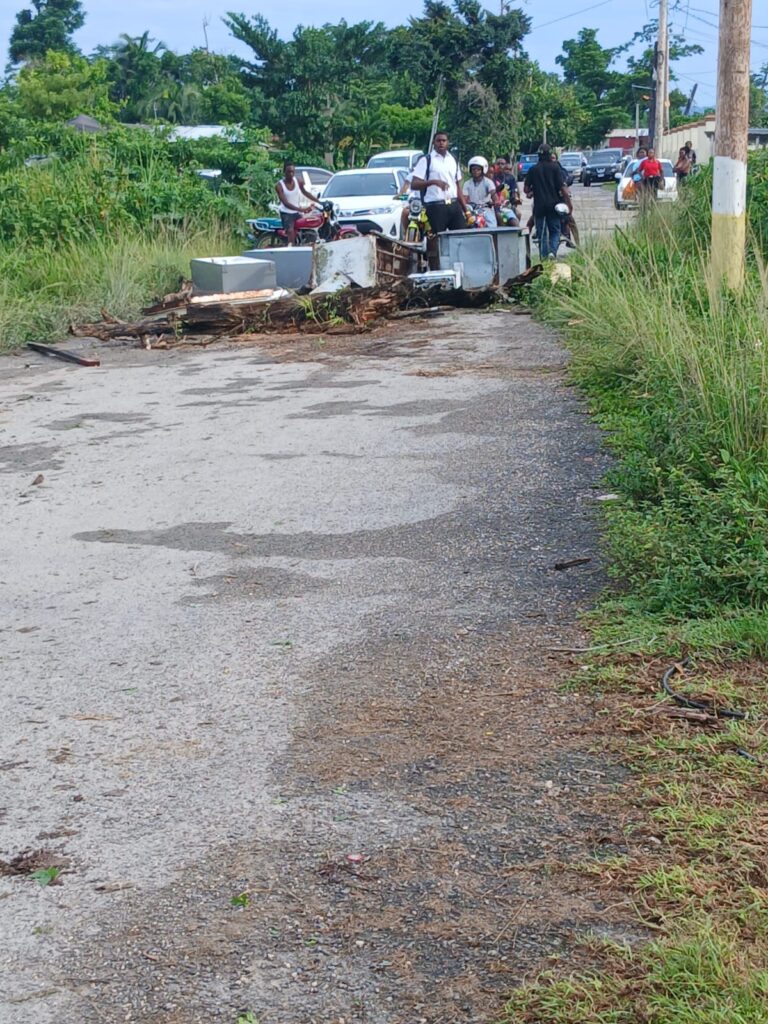 Cabbies and residents protest in Westmoreland over poor roads, demerit system
