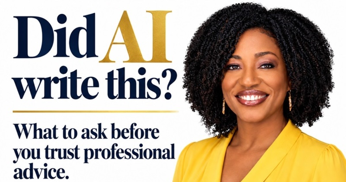Ask your accountant one question: did AI write this?