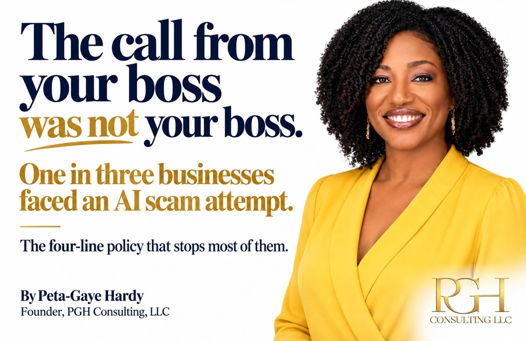 The call from your boss was not your boss