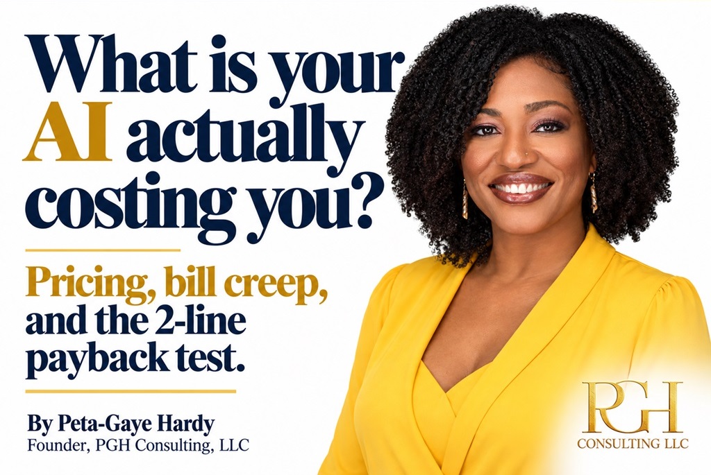 What is your AI actually costing you? — three ways it is priced now, why the bill creeps, and a two-line test for whether it is paying back