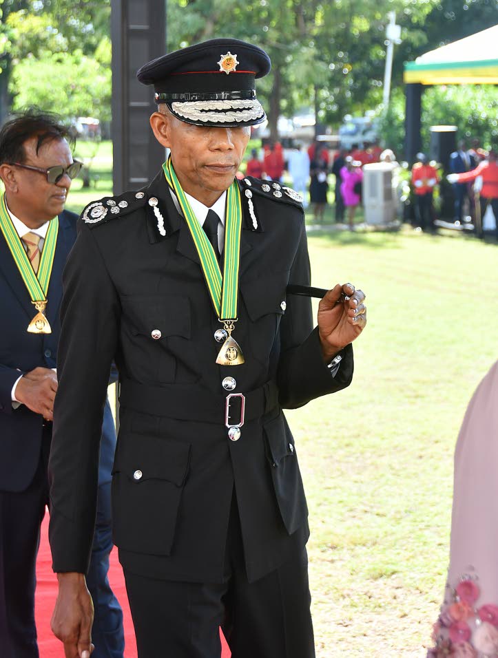 Fire brigade chief Beckford accepts national honour with humility