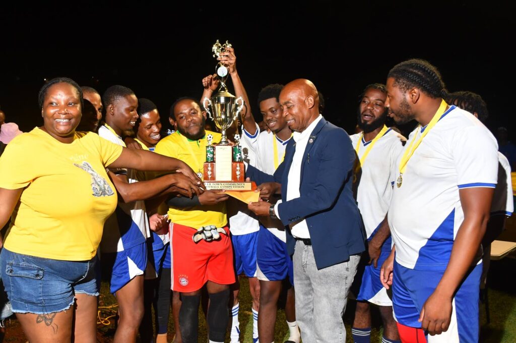 Chalky Hill victors of Sandals Steer Town Community Football League
