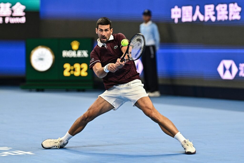 Battling Djokovic stuns top seed Zverev at China Open