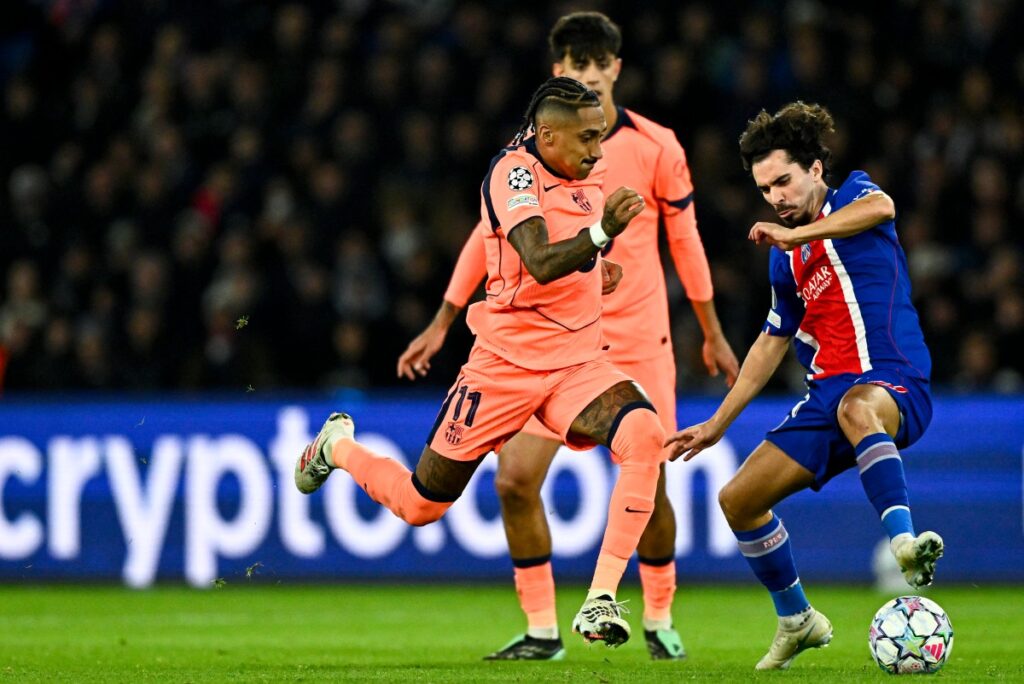 PSG strike late to get better of Yamal and Barcelona in Champions League