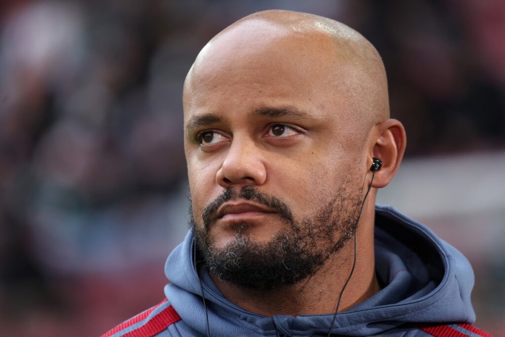 Bayern Munich coach Kompany in hospital after collapsing