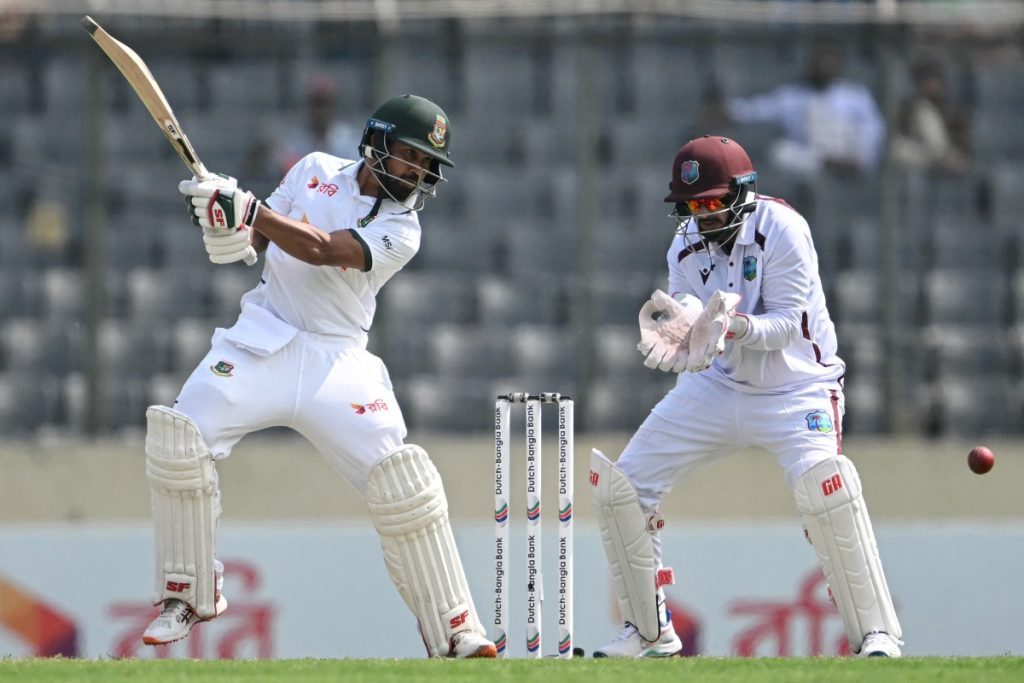 Shadman guides Bangladesh to 213-3 in West Indies Test