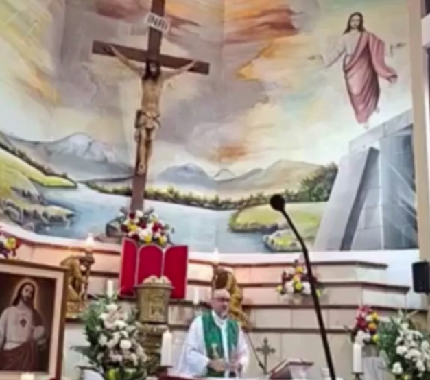 Catholic priest dies after wooden cross falls on him during mass