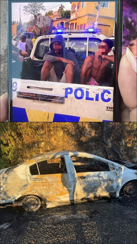 Thieves mobbed, getaway car set ablaze in St Elizabeth