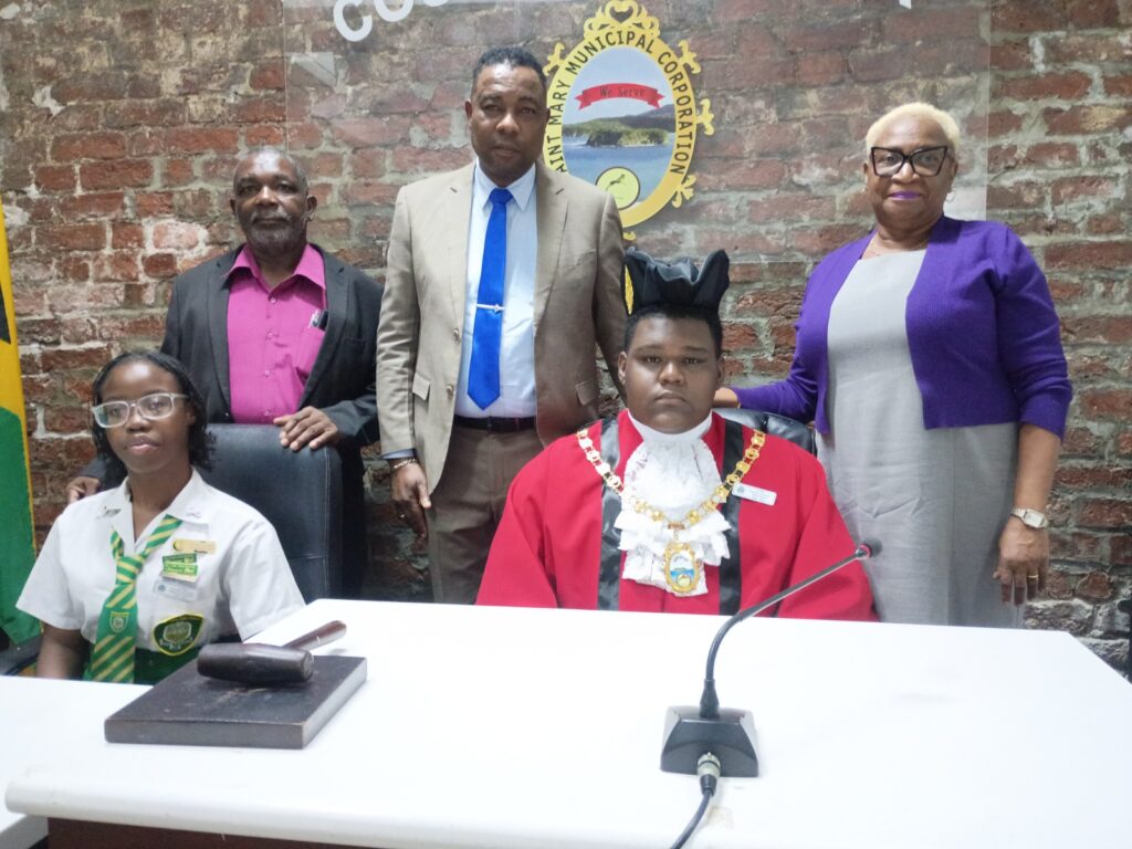 St Mary High students elected junior mayor and deputy junior mayor of Port Maria
