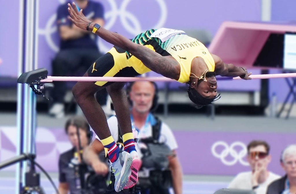ParisOlympics Historic high jump final qualification for Beckford
